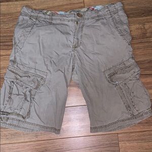2/$10. Khaki cargo shorts